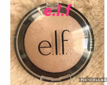 ベイクド ハイライター & ブラッシュ/e.l.f. Cosmetics/パウダーハイライトを使ったクチコミ（2枚目）