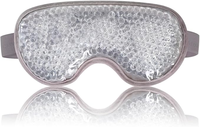 冷感ジェルアイマスク アッシュ