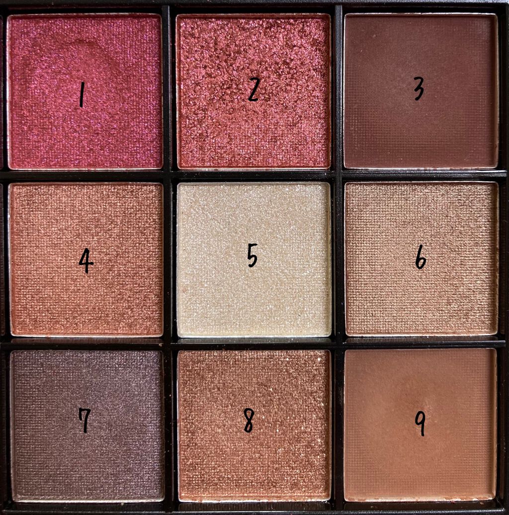 UR GLAM　BLOOMING EYE COLOR PALETTE/U R GLAM/アイシャドウパレットを使ったクチコミ（2枚目）