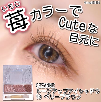 トーンアップアイシャドウ/CEZANNE/アイシャドウパレットを使ったクチコミ(1枚目)