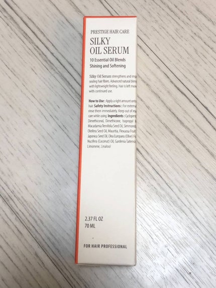 SILKY OIL SERUM/CULRY SHYLL/ヘアオイルを使ったクチコミ(1枚目)