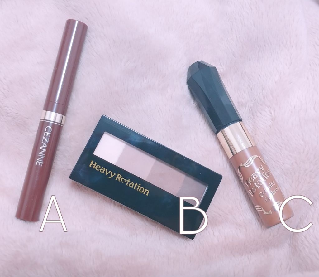 パウダーアイブロウ＆3Dノーズ/ヘビーローテーション/パウダーアイブロウを使ったクチコミ（2枚目）