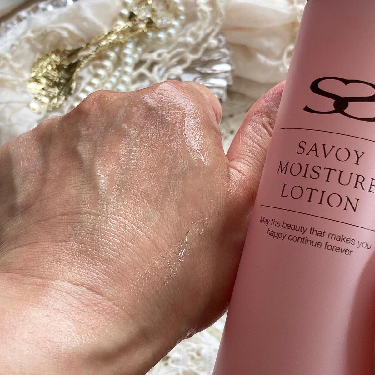 SAVOY MOISTURE LOTION/SAVOY COSMETICS/化粧水を使ったクチコミ（3枚目）