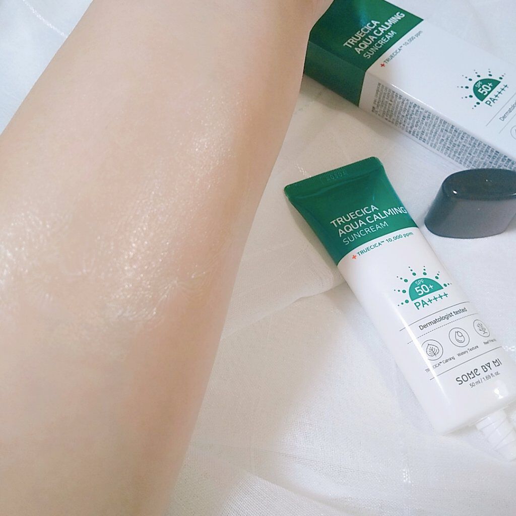 TRUECICA アクアカーミング日焼け止め/SOME BY MI/日焼け止めクリームを使ったクチコミ(5枚目)