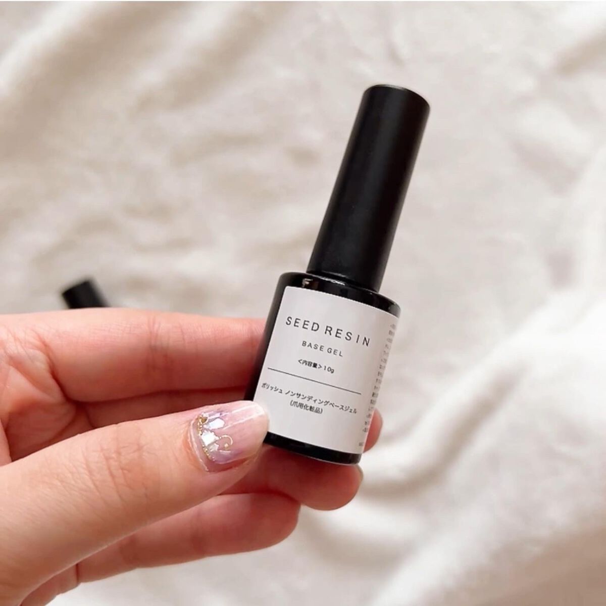 ノンワイプ トップジェル/SEED RESIN/ジェルネイルを使ったクチコミ（3枚目）