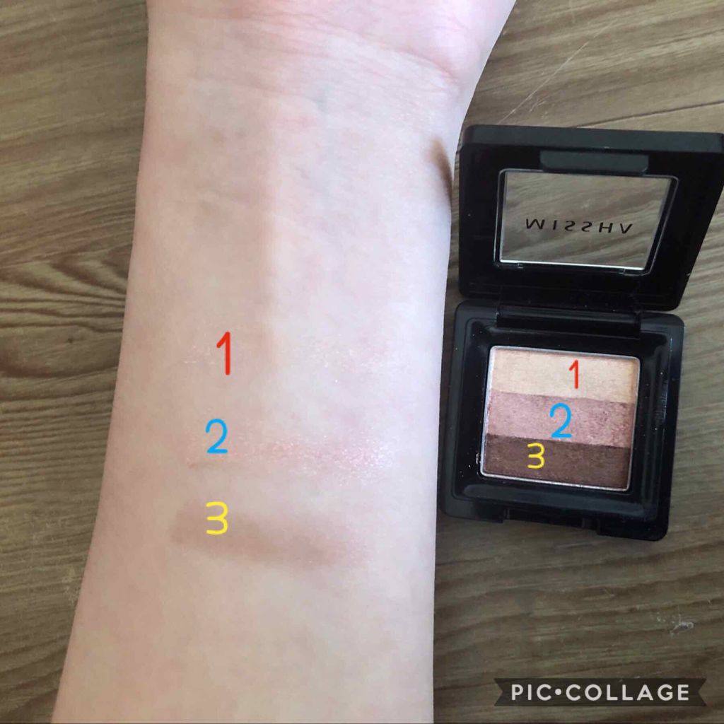 トリプルシャドウ/MISSHA/アイシャドウパレットを使ったクチコミ(3枚目)