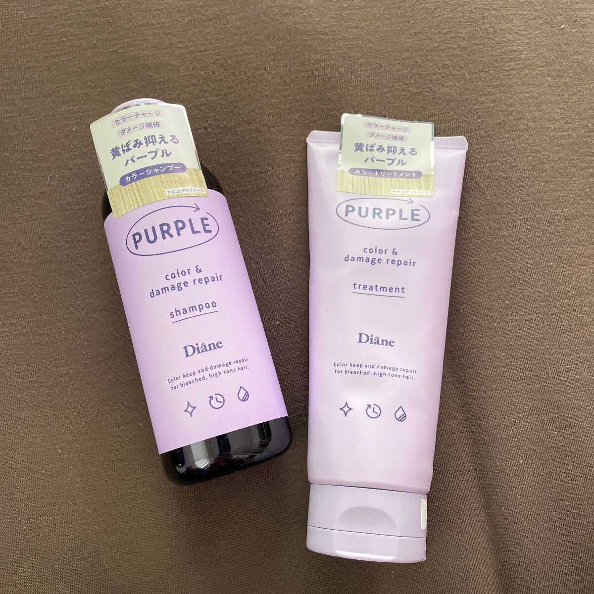 カラーシャンプー&トリートメント/ダイアン/市販シャンプーを使ったクチコミ(1枚目)