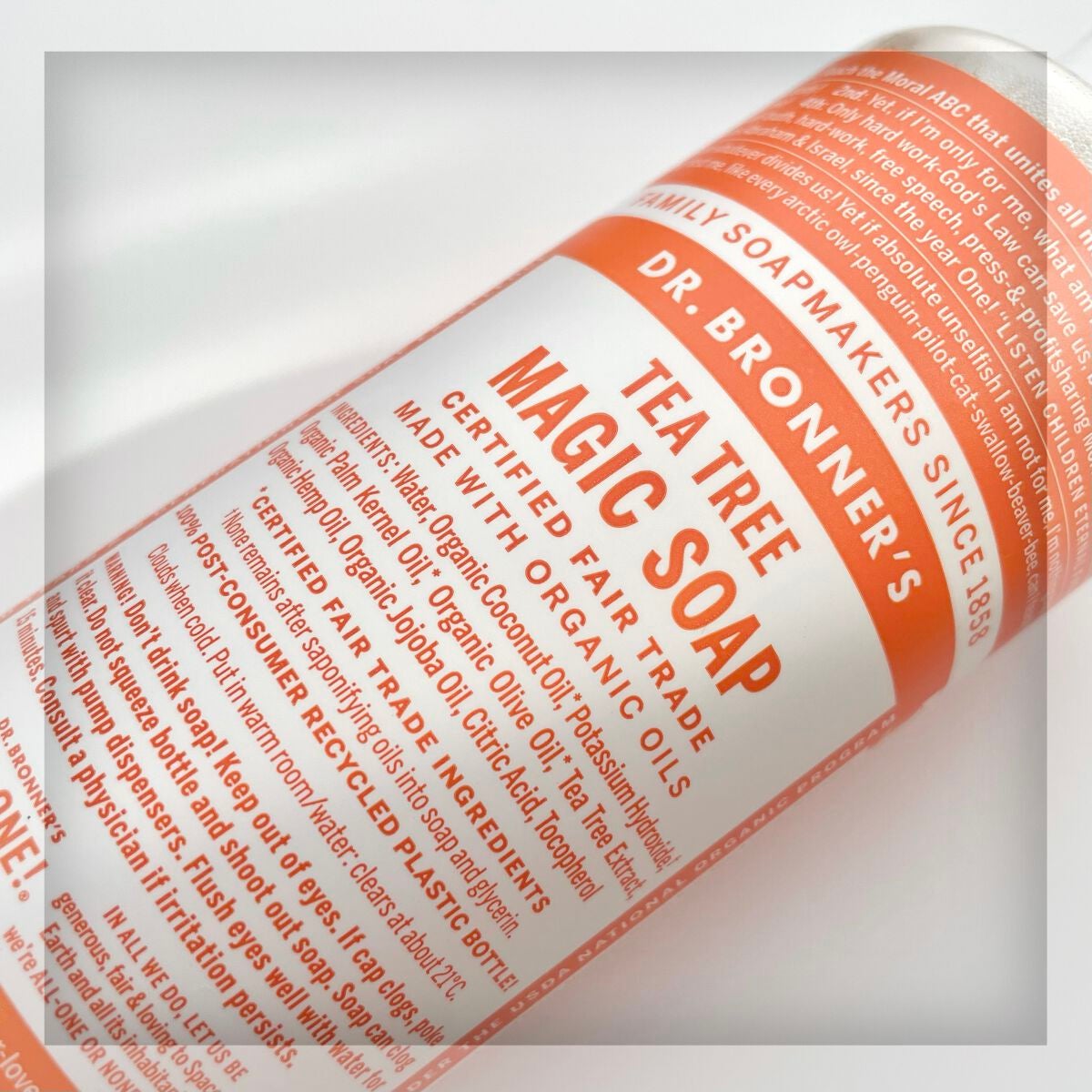 マジックソープ ティートゥリー/ドクターブロナー/ボディソープを使ったクチコミ(2枚目)