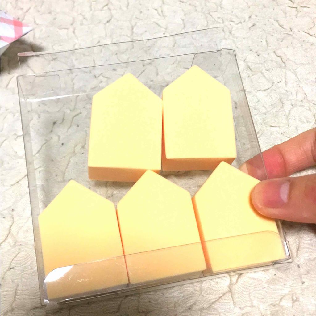 ジェリータッチスポンジ ハウス型/ロージーローザ/パフ・スポンジを使ったクチコミ（2枚目）