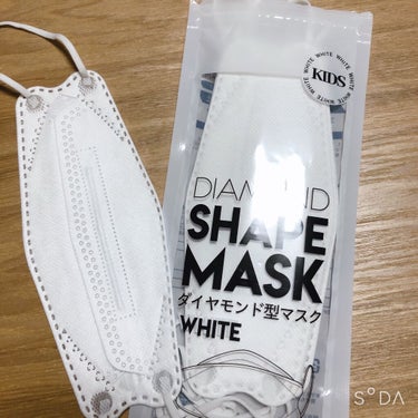 3層構造 不織布マスク FASHION PLEATED MASK BLACK 小さめサイズ/DAISO/マスクを使ったクチコミ（1枚目）