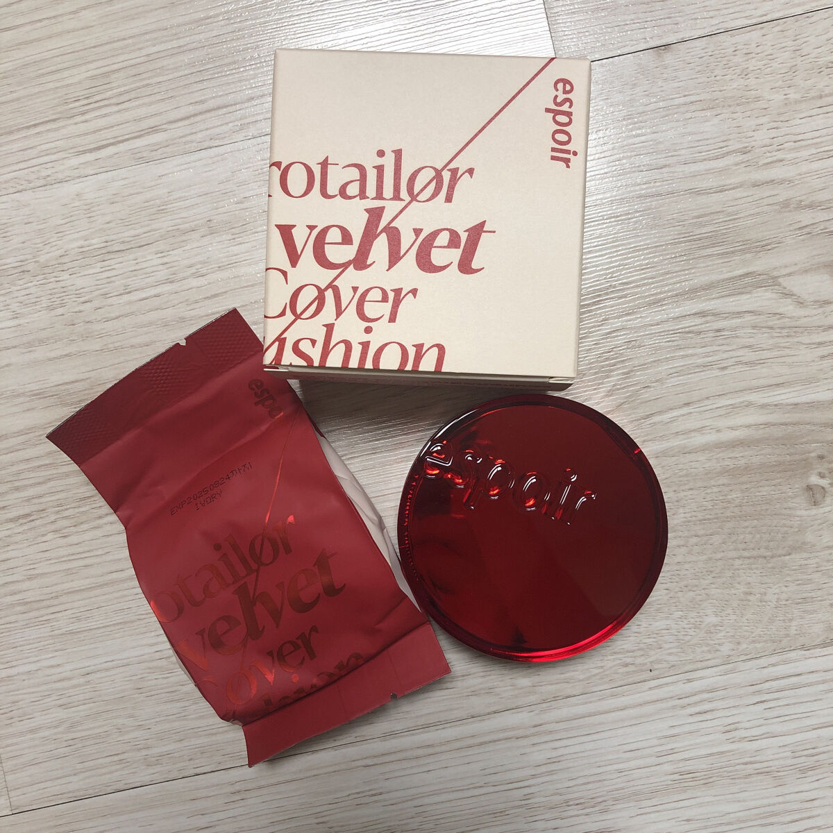 プロテーラービーベルベットカバークッション/espoir/クッションファンデーションを使ったクチコミ（1枚目）