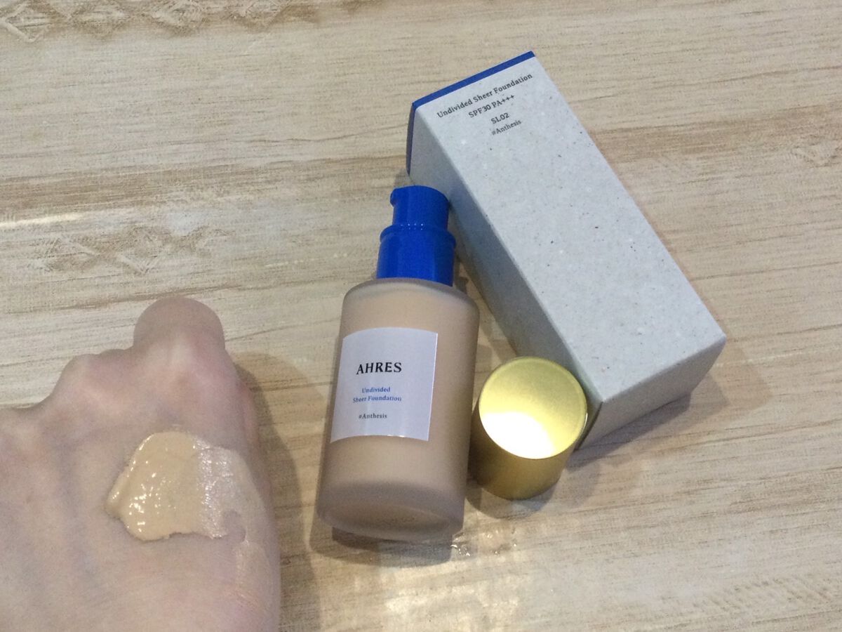 アンディヴァイデッド シアーファンデーション/アーレス/リキッドファンデーションを使ったクチコミ(1枚目)