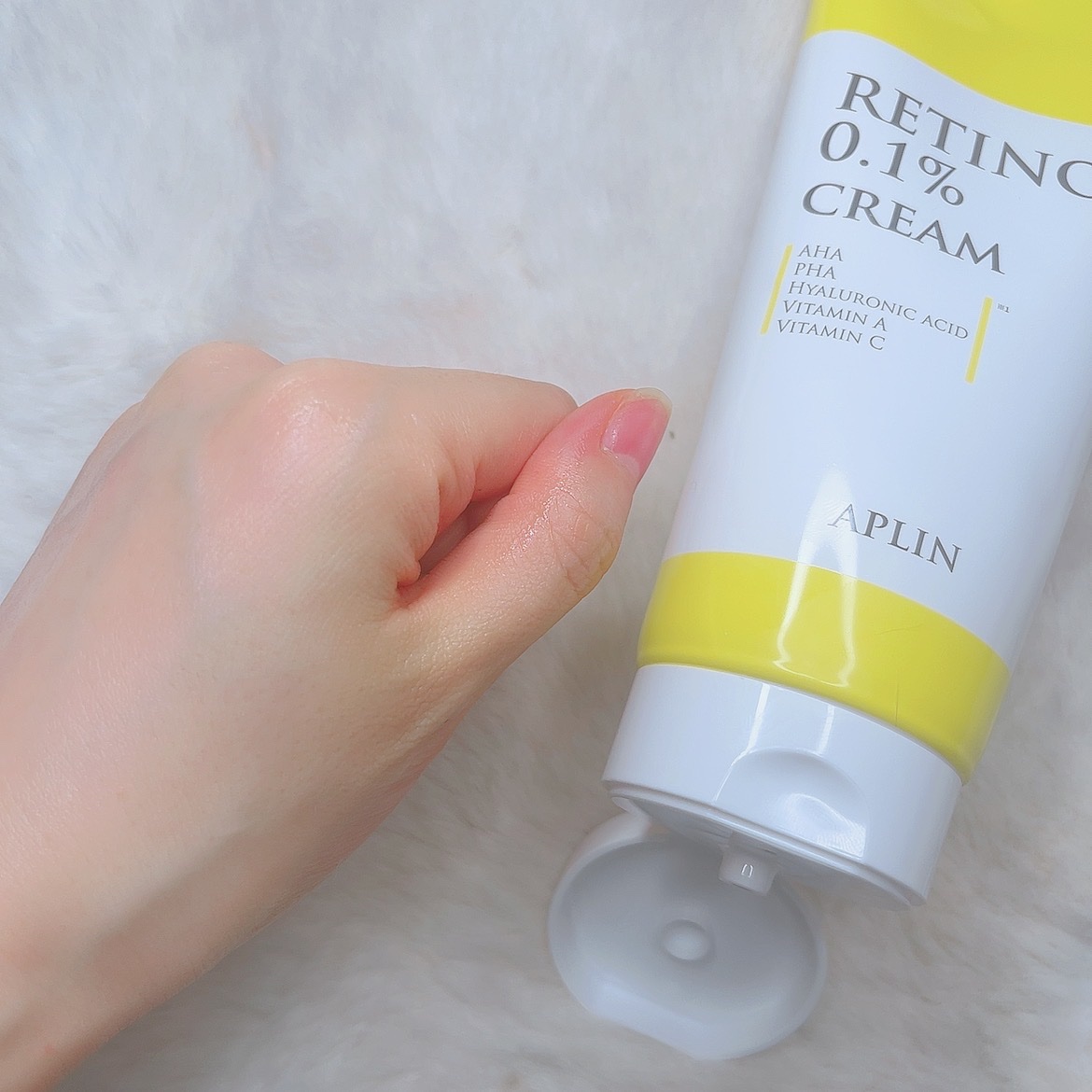 レチノール0.1クリーム/APLIN/フェイスクリームを使ったクチコミ（3枚目）