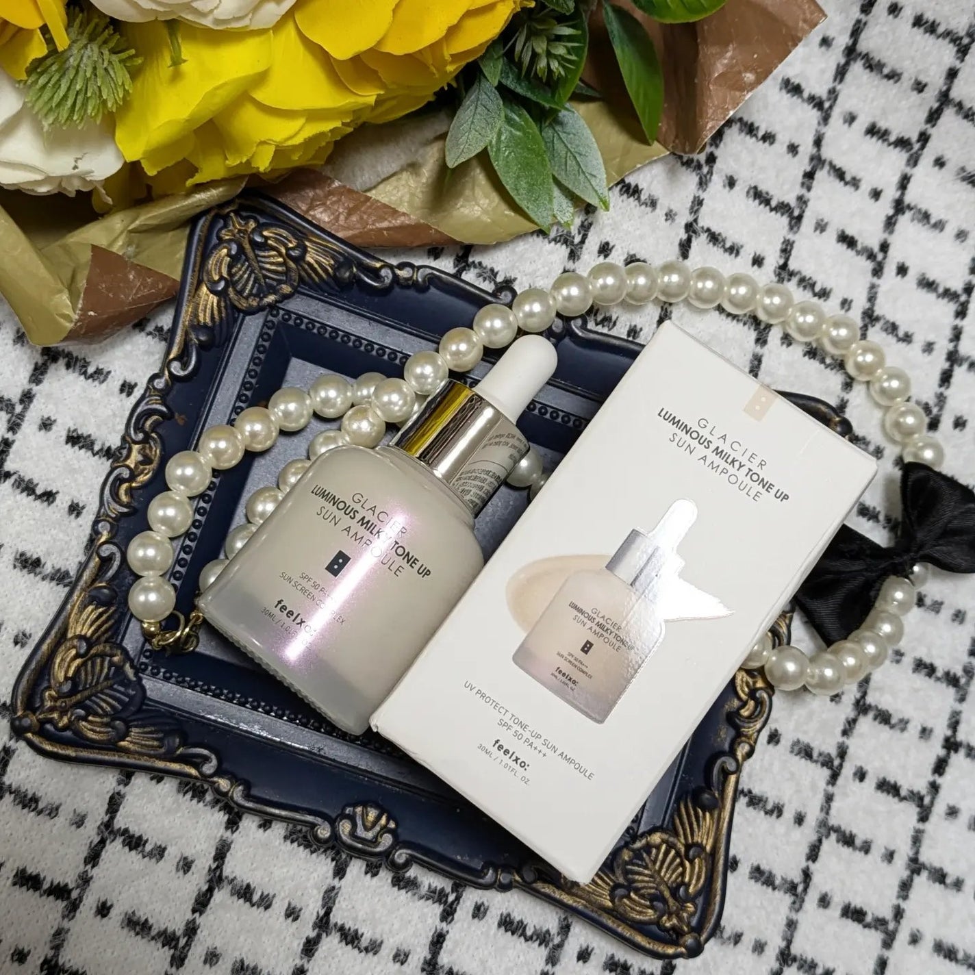 ピルソ ルミナスミルキートーンアップサンアンプル/feelxo/美容液を使ったクチコミ(1枚目)