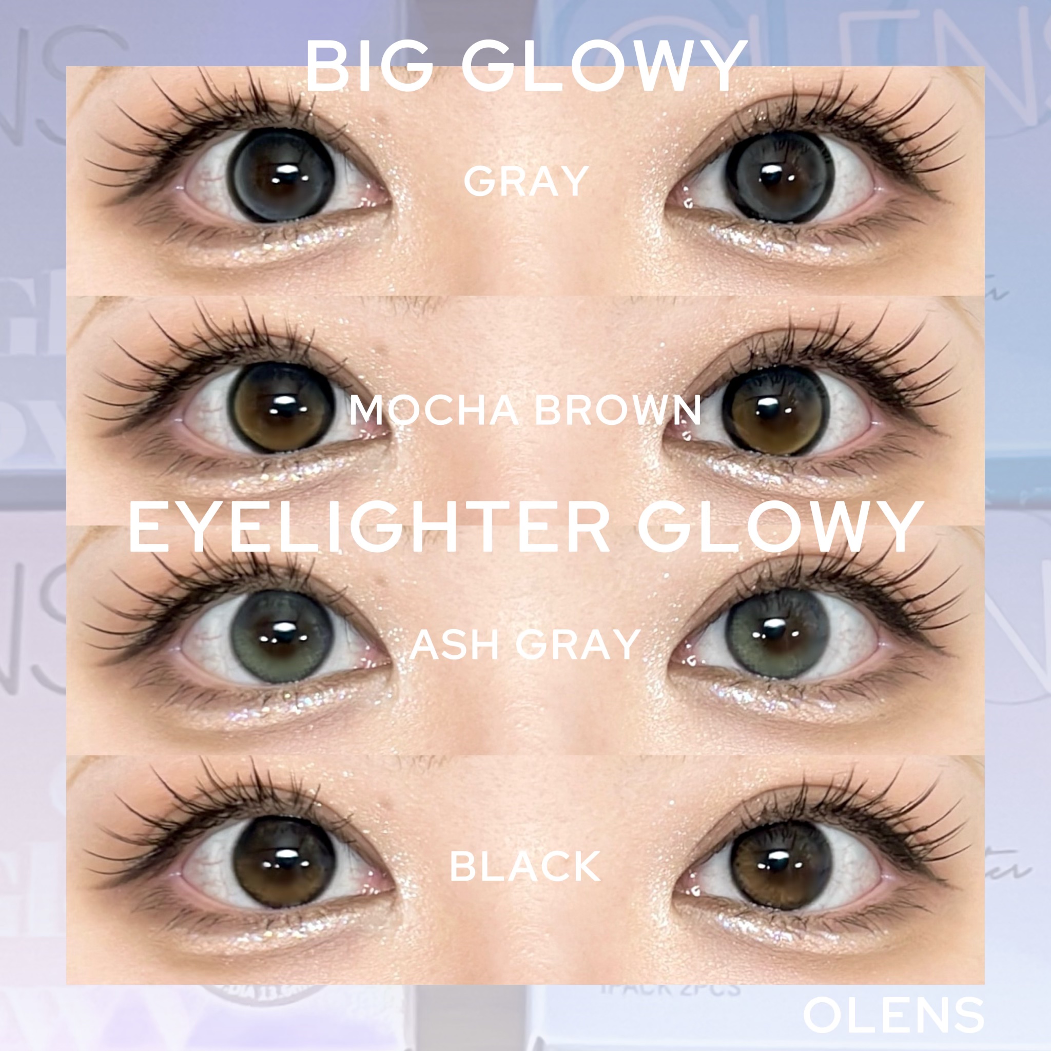 Eyelighter Glowy 1Month/OLENS/カラーコンタクトレンズを使ったクチコミ（1枚目）