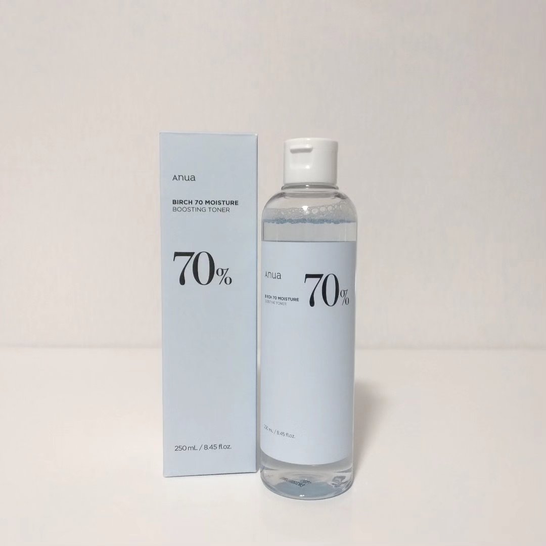 シラカバ 70% 水分ブースティングトナー/Anua/化粧水を使ったクチコミ（1枚目）