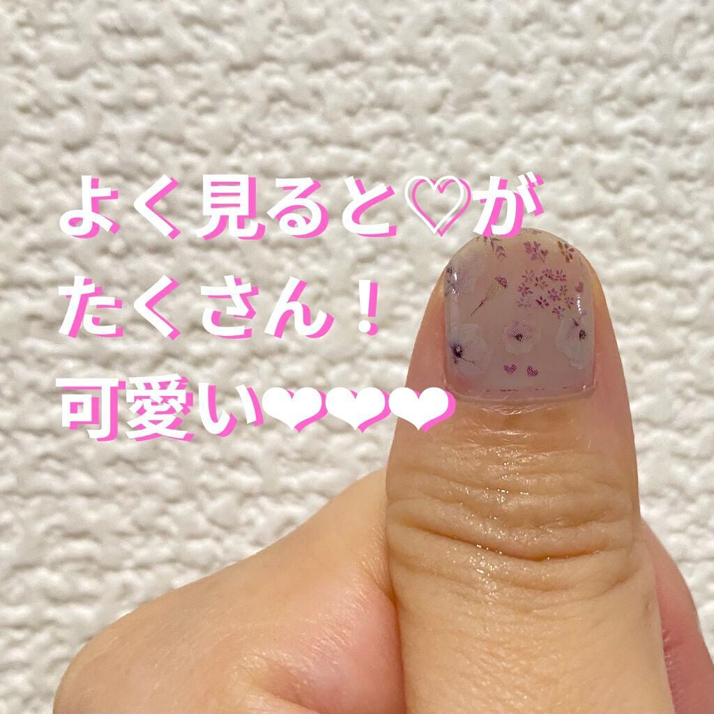 しずくネイルシール/キャンドゥ/ネイルシールを使ったクチコミ(3枚目)