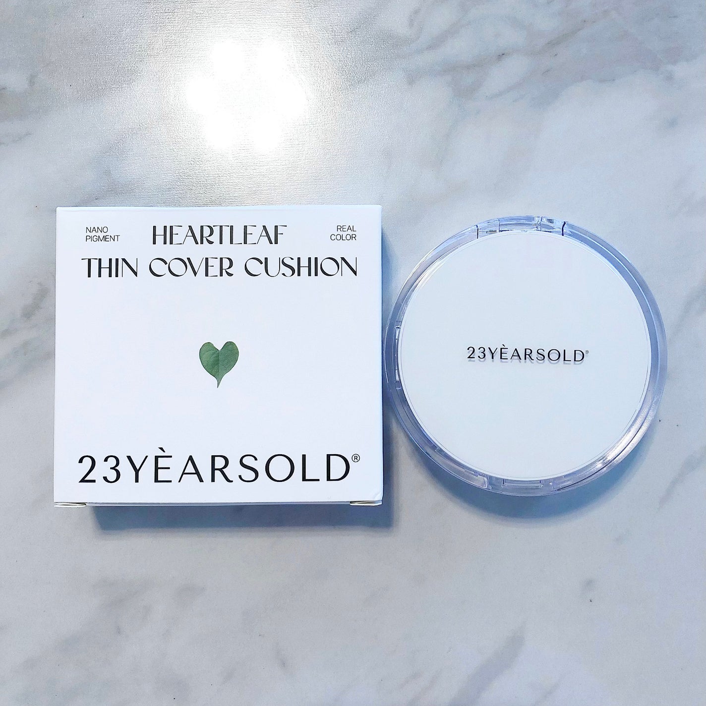 ハートリーフシーンカバークッション/23years old/クッションファンデーションを使ったクチコミ(1枚目)