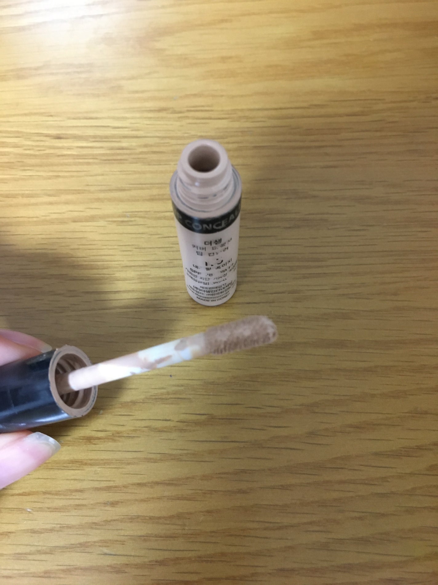 カバーパーフェクション チップコンシーラー/the SAEM/リキッドコンシーラーを使ったクチコミ(2枚目)