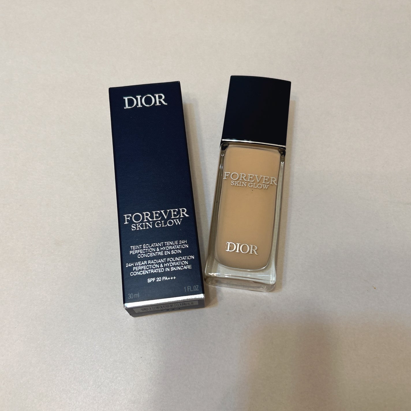 ディオールスキン フォーエヴァー フルイド グロウ/Dior/リキッドファンデーションを使ったクチコミ(1枚目)