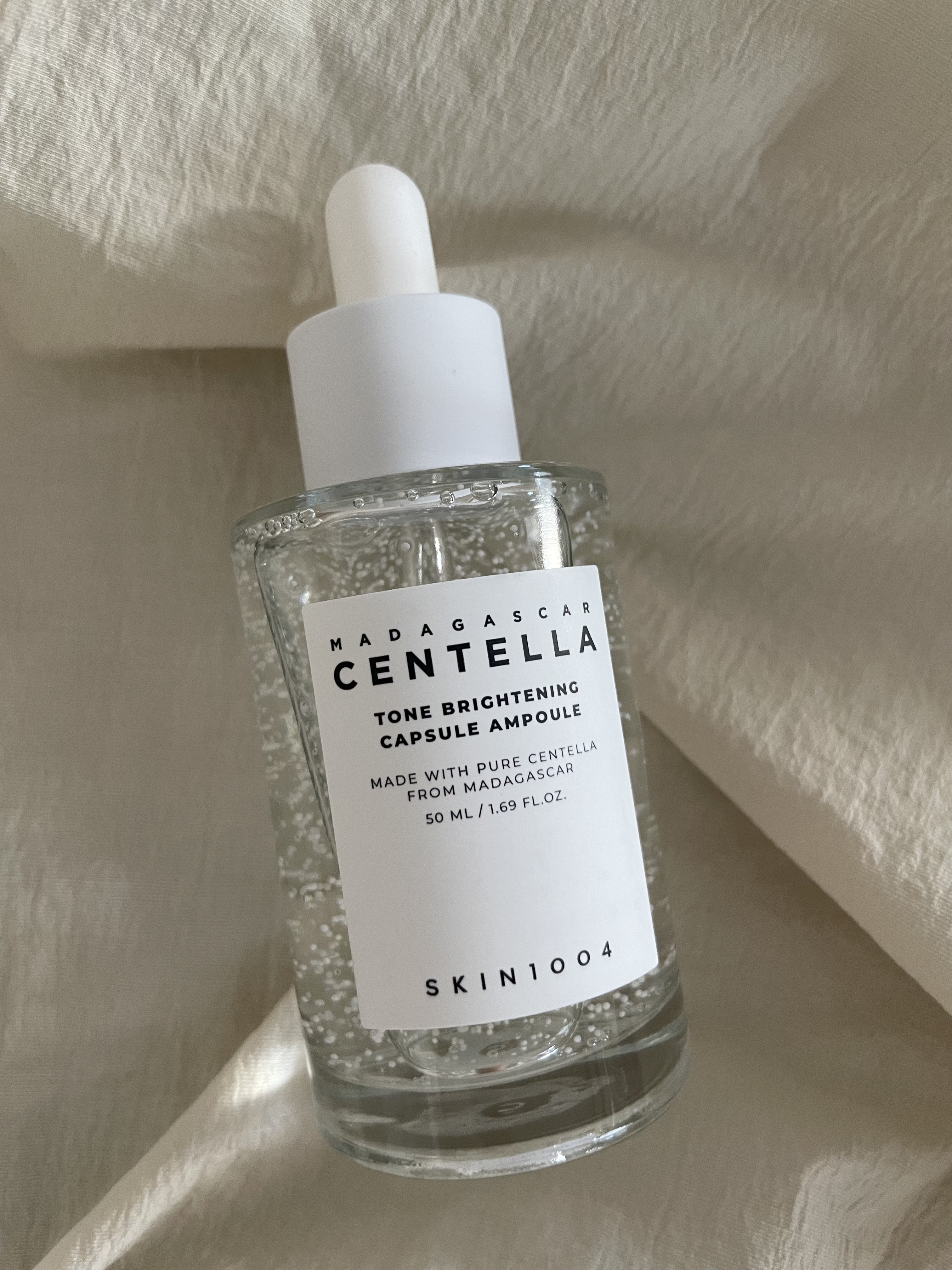 トーンブライトニング カプセルアンプル/SKIN1004/美容液を使ったクチコミ（1枚目）