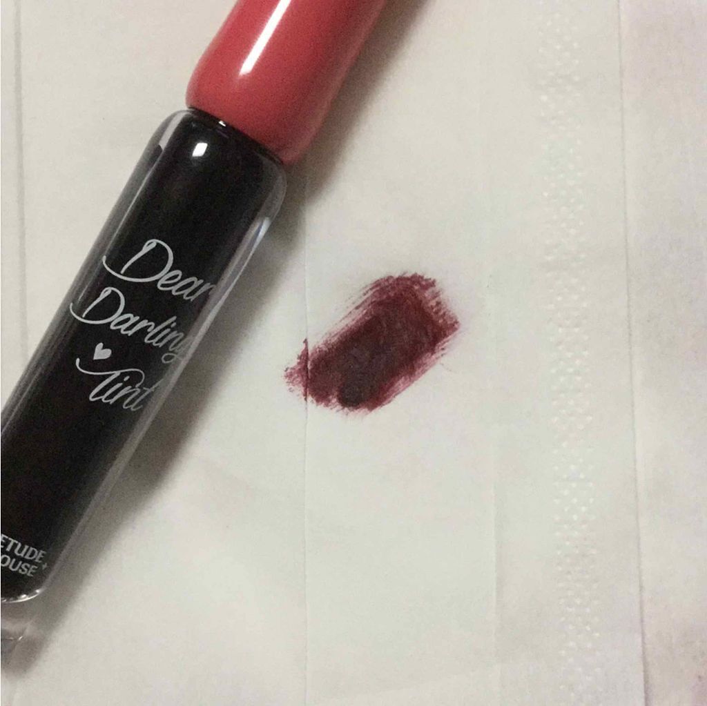 ディアダーリン ウォータージェルティント/ETUDE/リップティントを使ったクチコミ(2枚目)