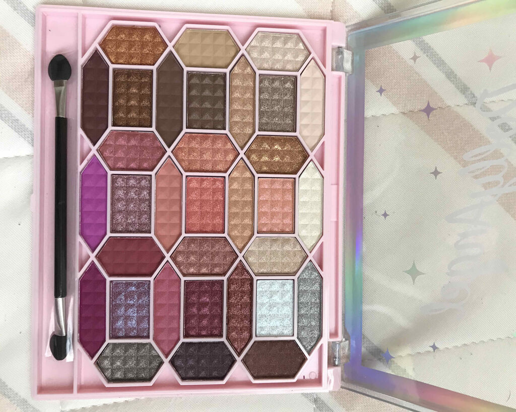 33色プロアイシャドウパレット/Dolly Angel/アイシャドウパレットを使ったクチコミ（3枚目）