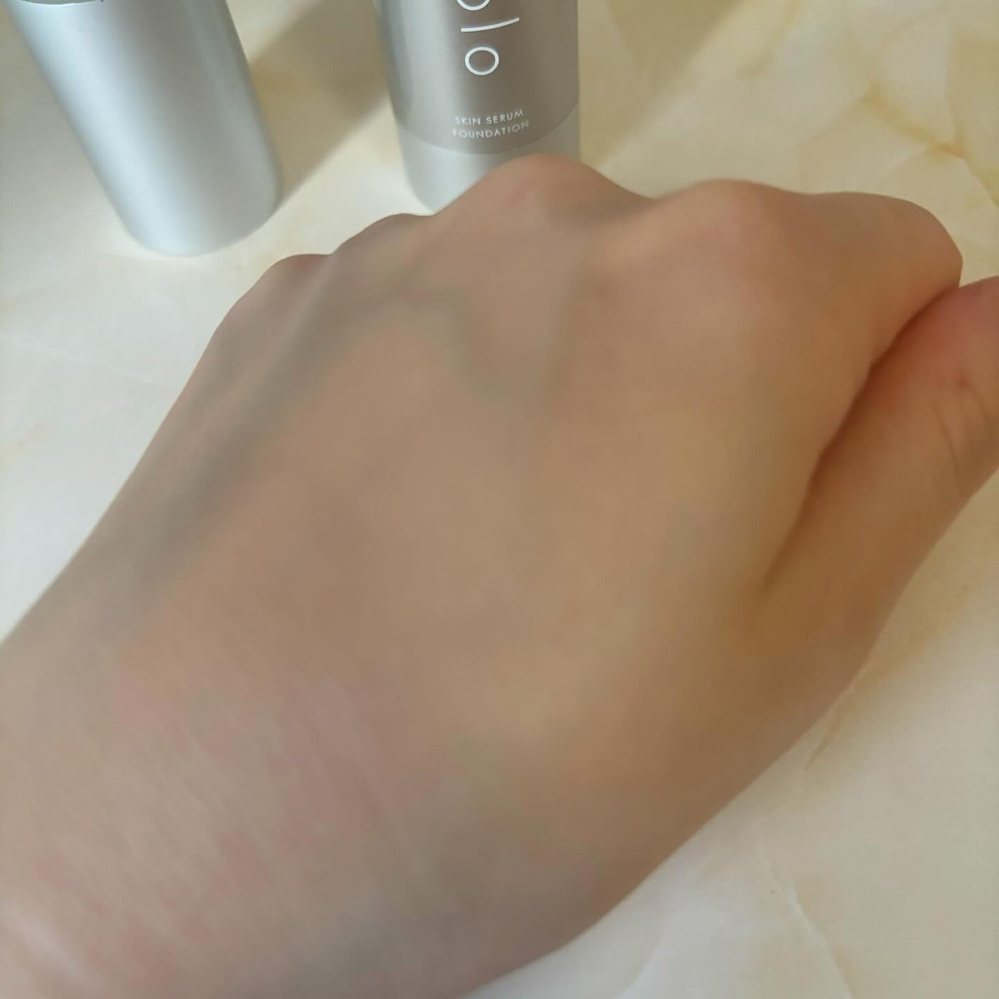 スキンセラムファンデーション/qiolo/リキッドファンデーションを使ったクチコミ(3枚目)