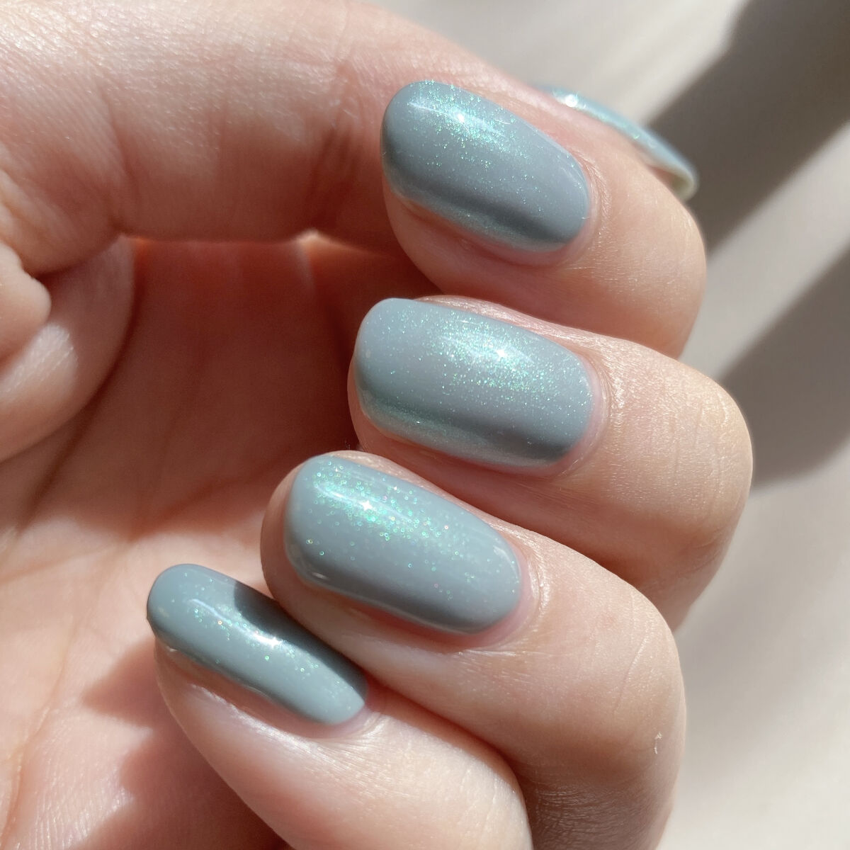 BRG ジェルネイル 47 ソフトグリーン/DAISO/ジェルネイルを使ったクチコミ（2枚目）