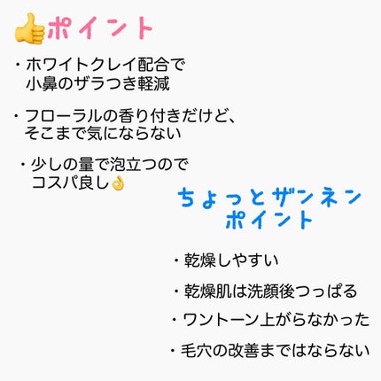 パーフェクトホワイトクレイ/SENKA(専科)/洗顔フォームを使ったクチコミ(2枚目)