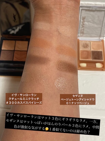 クチュール ミニ クラッチ/YVES SAINT LAURENT BEAUTE/アイシャドウパレットを使ったクチコミ(2枚目)