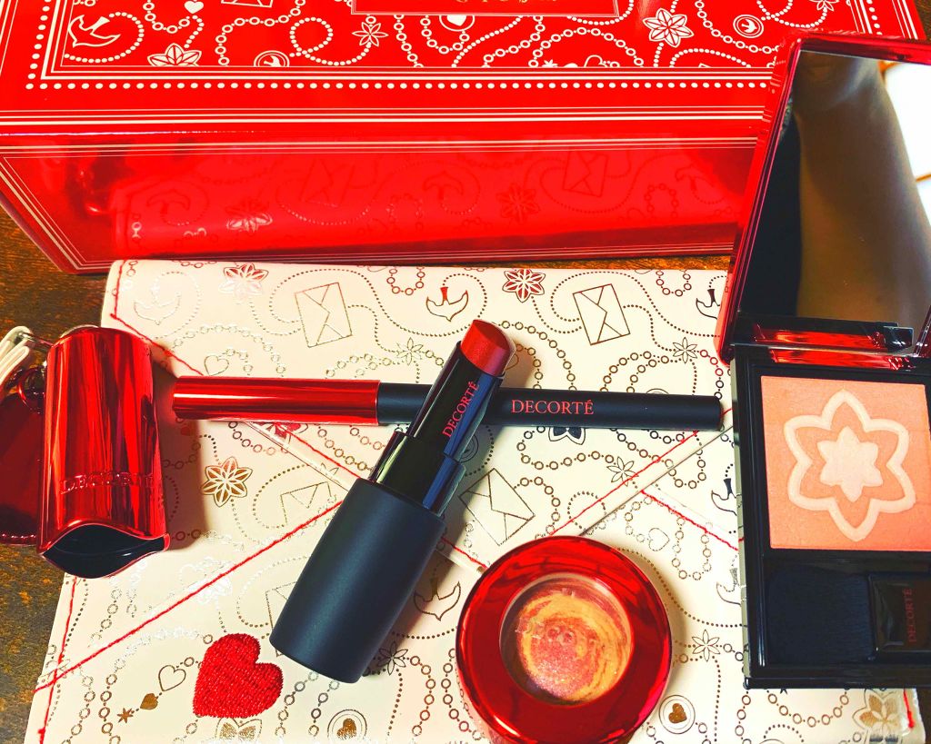 メイクアップ コフレ Ⅱ（クリスマスコフレ 2019） ラスティング ジェルアイライナー RD402/DECORTÉ/メイクアップキットを使ったクチコミ（1枚目）