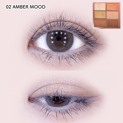 ザ スキン アイシャドウ パレット/perse/アイシャドウパレットを使ったクチコミ(8枚目)