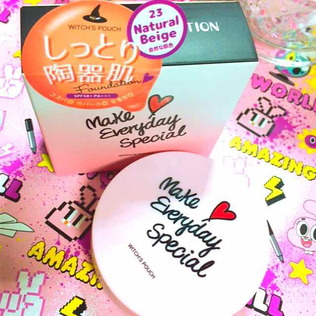 モイスチャーライズ カバー クッション/Witch's Pouch/クッションファンデーションを使ったクチコミ(1枚目)