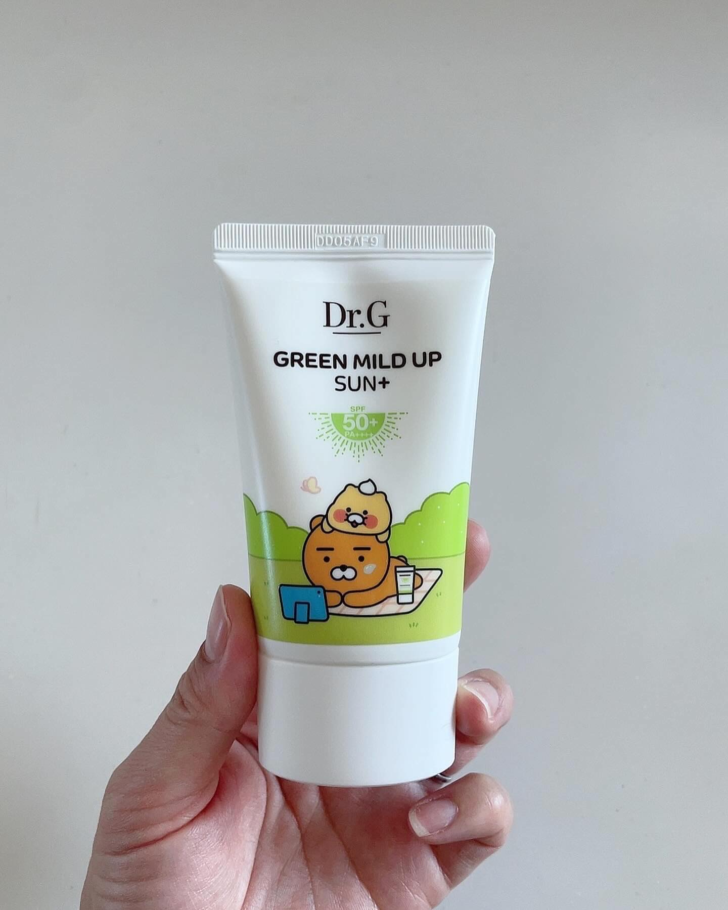 グリーンマイルドアップサンプラス/Dr.G/日焼け止めクリームを使ったクチコミ（2枚目）