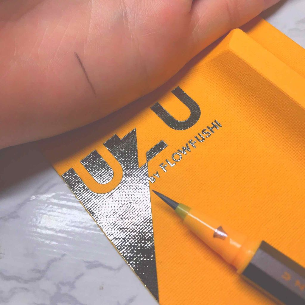 モテライナー リキッド/flowfushi/リキッドアイライナーを使ったクチコミ（3枚目）