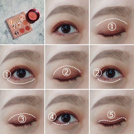 PEACH Out/ColourPop/アイシャドウパレットを使ったクチコミ(4枚目)