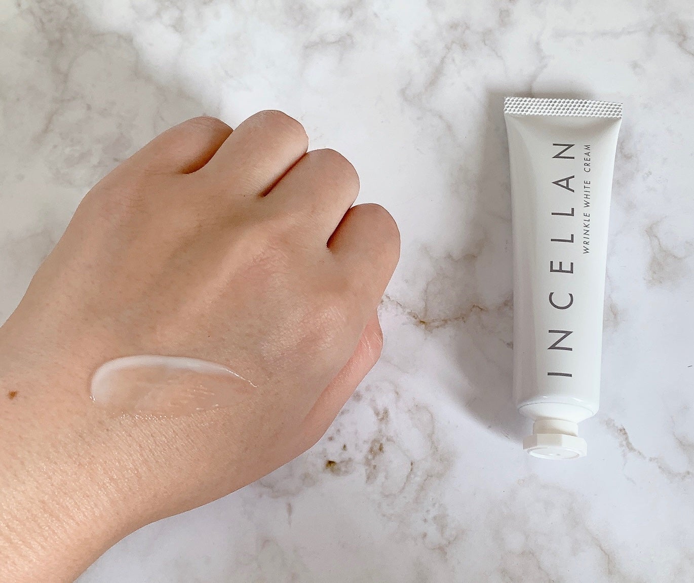 リンクルホワイトクリーム/インセラン/フェイスクリームを使ったクチコミ(6枚目)