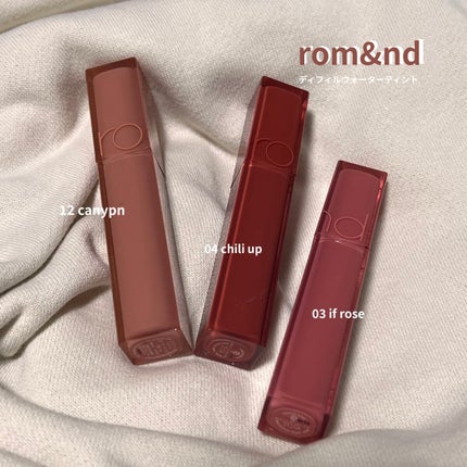 デュイフルウォーターティント/rom&nd/リップティントを使ったクチコミ(1枚目)