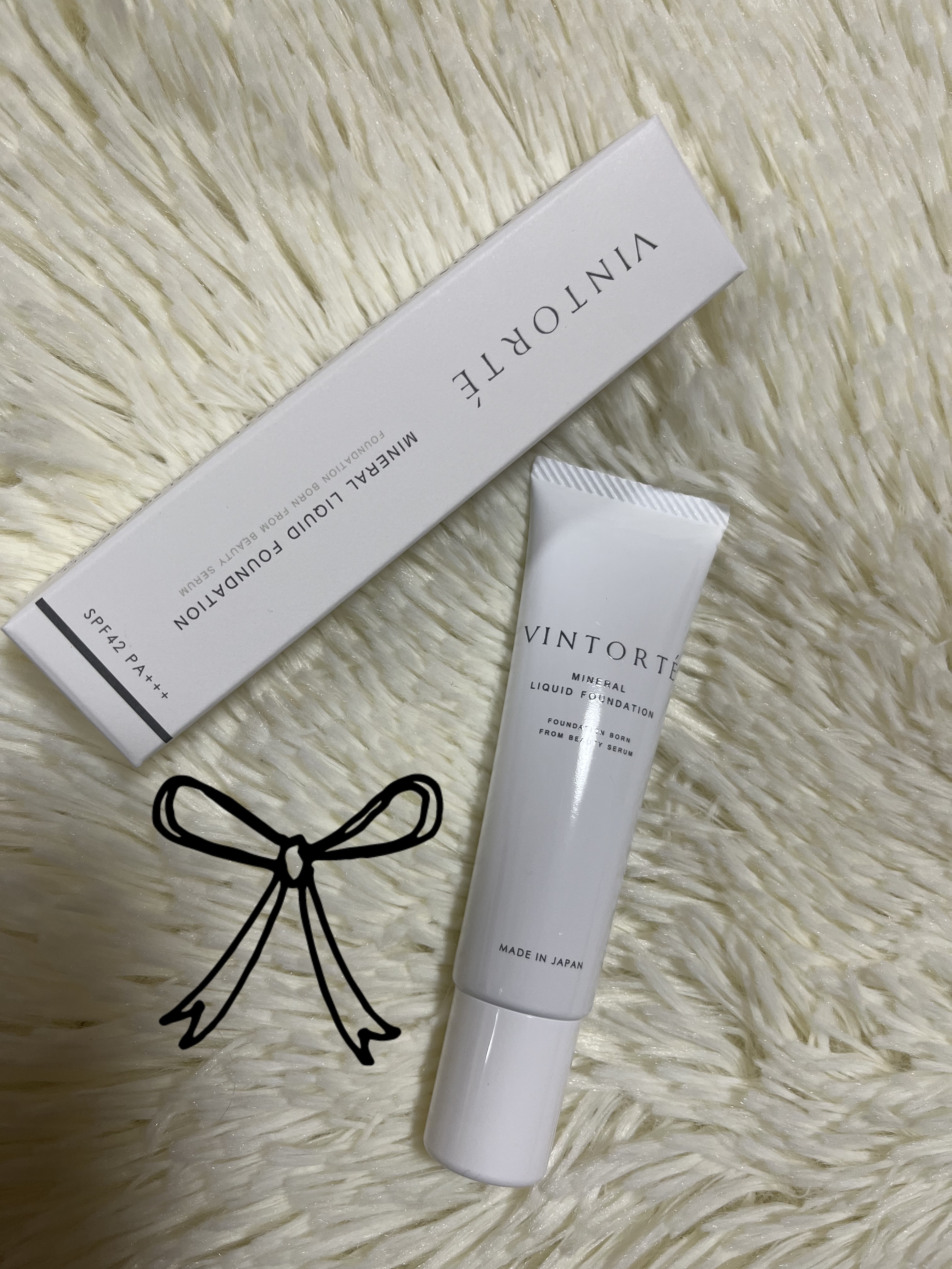 美容液ミネラルリキッドファンデーション/ヴァントルテ/リキッドファンデーションを使ったクチコミ（1枚目）