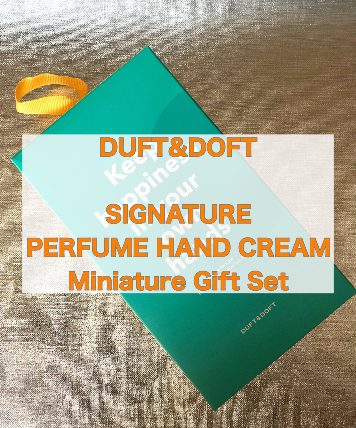 シグネチャーパフュームハンドクリームミニチュアギフトセット/DUFT&DOFT/ハンドクリームを使ったクチコミ(1枚目)