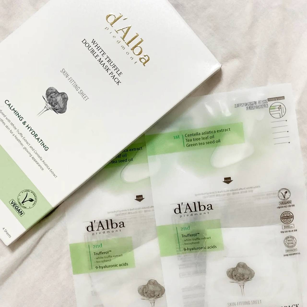 ホワイトトリュフダブルマスクパック(鎮静/保湿) /ダルバ/シートマスク・パックを使ったクチコミ（1枚目）