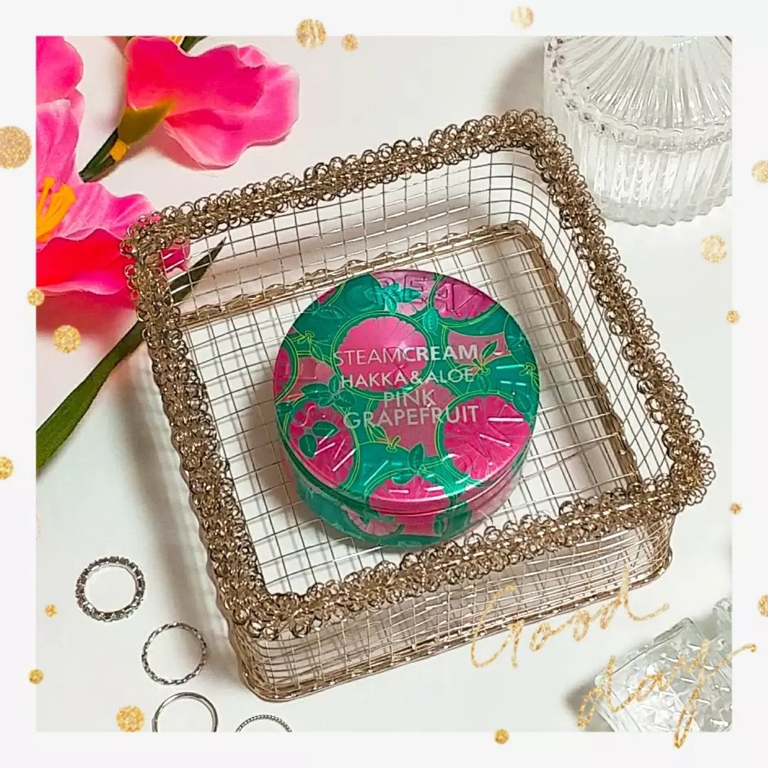 スチームクリーム ハッカ&アロエ ピンクグレープフルーツ/STEAMCREAM/フェイスクリームを使ったクチコミ(1枚目)