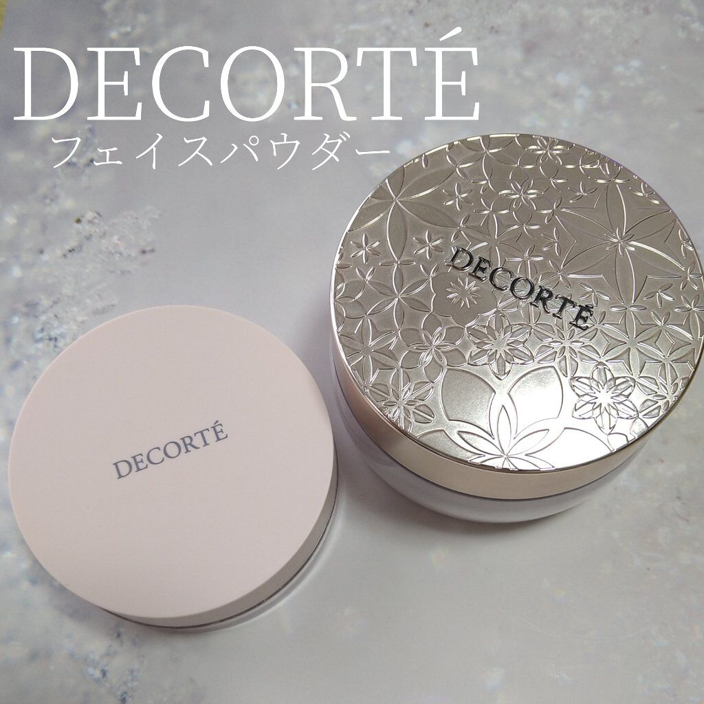 フェイスパウダー 01 blissful lavender/DECORTÉ/ルースパウダーを使ったクチコミ（1枚目）