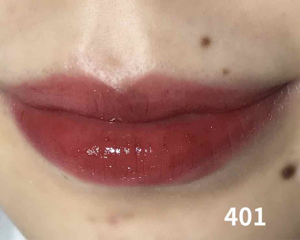 ラスティンググロスリップ/CEZANNE/口紅を使ったクチコミ(4枚目)