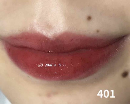 ラスティンググロスリップ/CEZANNE/口紅を使ったクチコミ(4枚目)