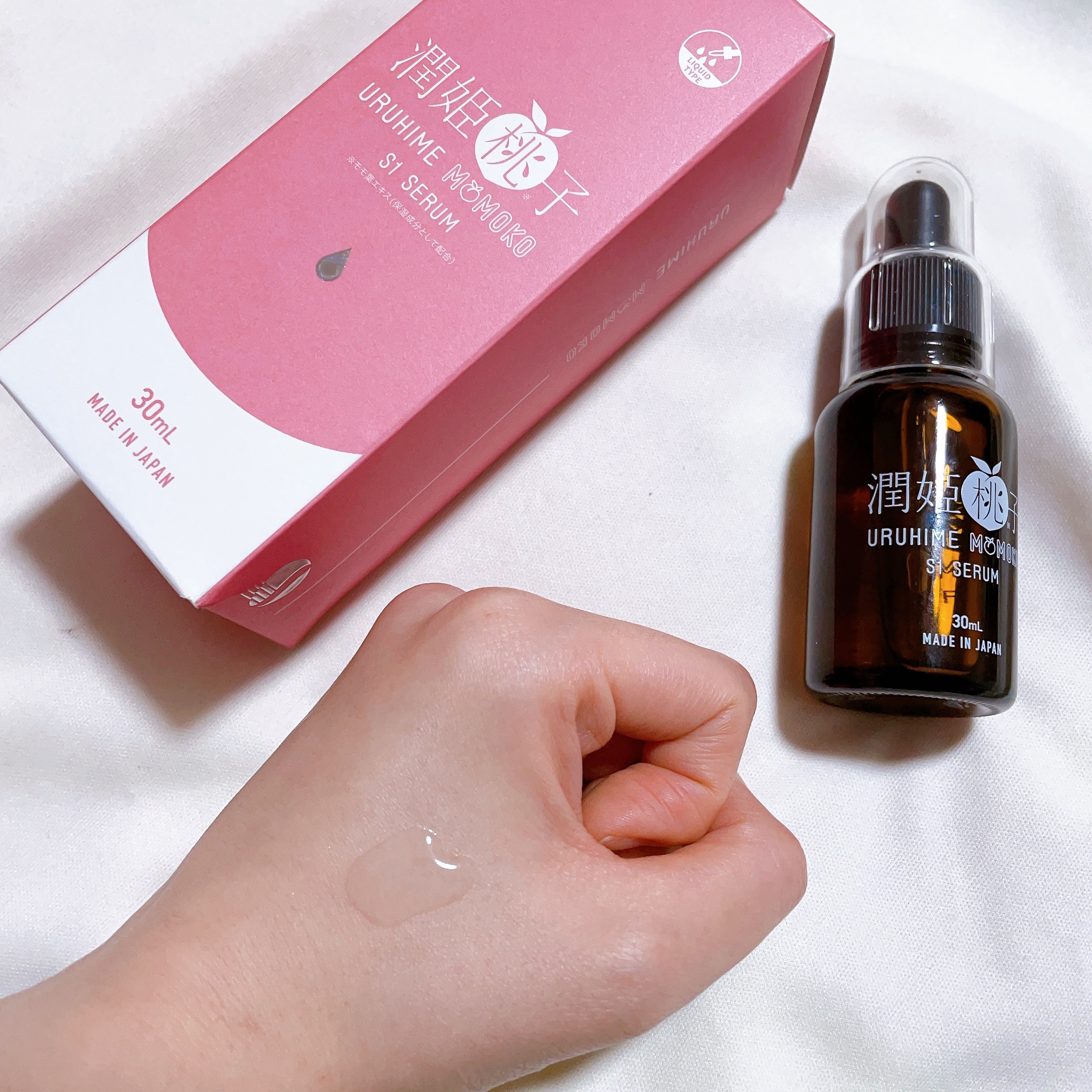 潤姫桃子S1美容液/潤姫桃子/美容液を使ったクチコミ（3枚目）