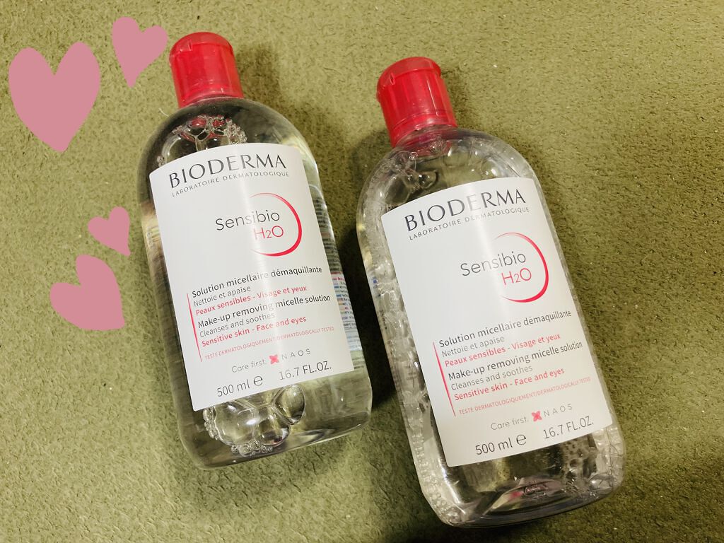 サンシビオ エイチツーオー D/ビオデルマ/クレンジングウォーターを使ったクチコミ（1枚目）