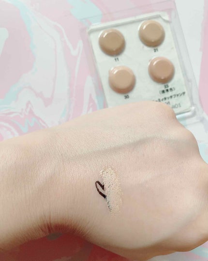 マーシュフィールド SC クリーミィタッチファンデ/マーシュ・フィールド/クリーム・エマルジョンファンデーションを使ったクチコミ(4枚目)