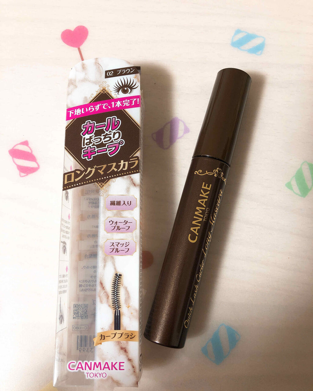 クイックラッシュカーラー　ロングマスカラ/キャンメイク/マスカラを使ったクチコミ（1枚目）